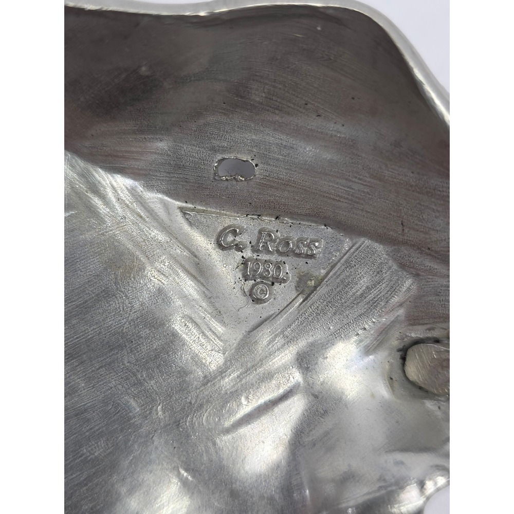 Christopher Ross 1980 Pewter Elephant Head Belt Buckle Silver Tone‎ Animal Art - Picture 3 of 5